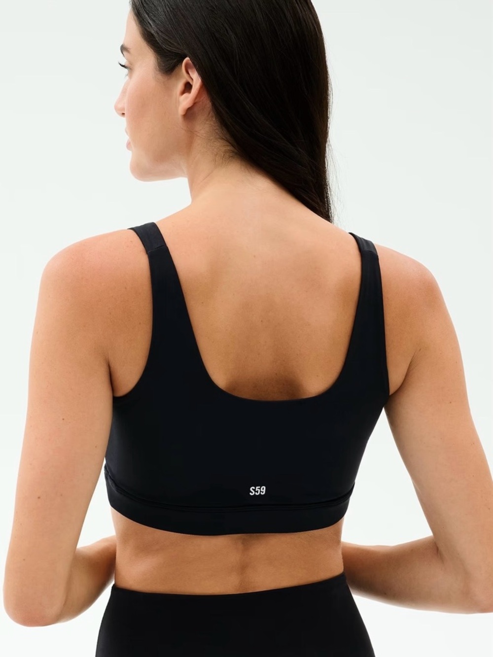 SPLIT 59  SPRINT RIGOR BRA in black